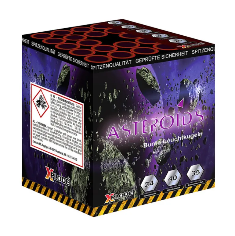 Asteroids 24-Schuss-Feuerwerk-Batterie