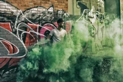 BATTLESMOKE 38 mit Reißzünder 80s, Grün