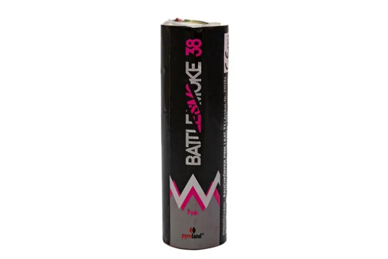 BATTLESMOKE 38 mit Reißzünder 80s, Pink