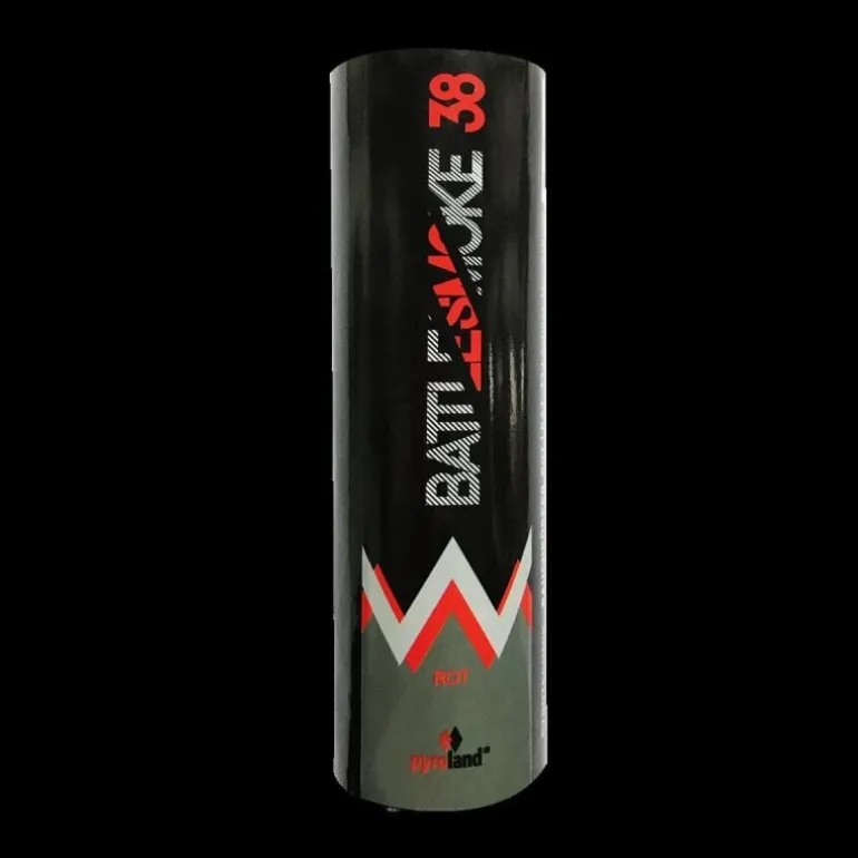 BATTLESMOKE 38 mit Reißzünder 80s, Rot