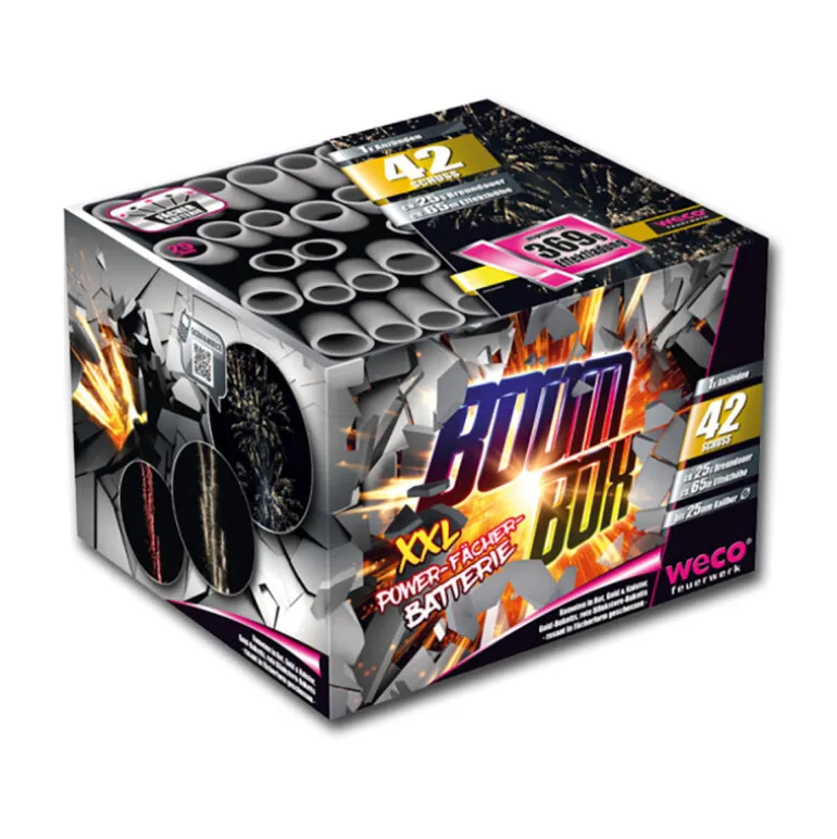 Boombox 42-Schuss-Feuerwerk-Batterie