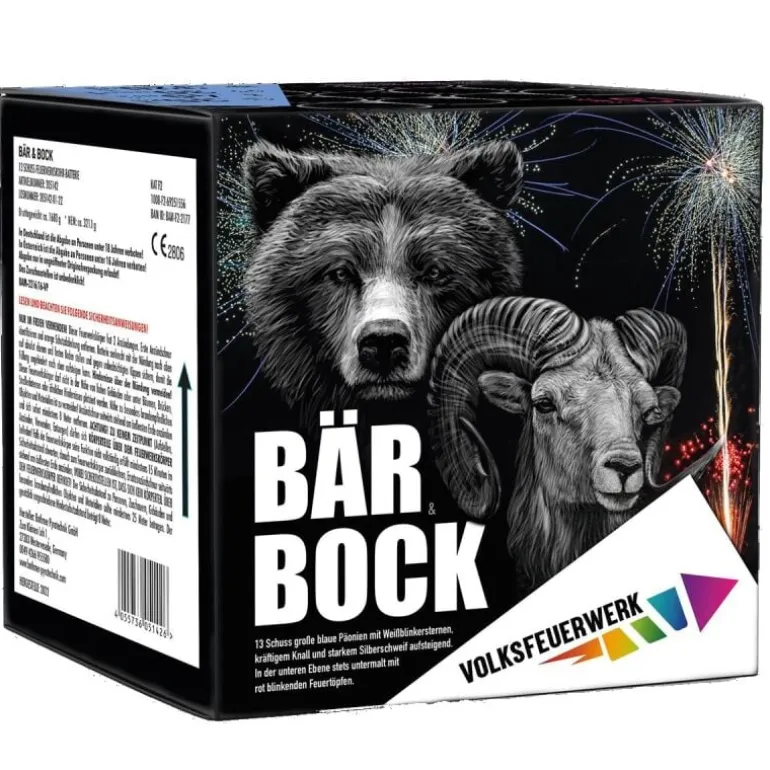 Bär & Bock 13-Schuss-Feuerwerk-Batterie