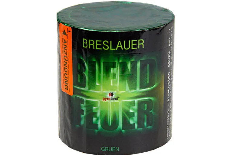 Breslauer Blendfeuer Grün 30s