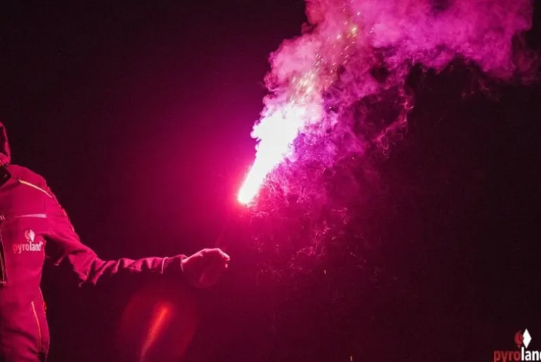 Breslauer Handfeuer Violett 60s