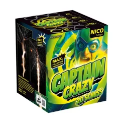 Captain Crazy 20-Schuss-Feuerwerk-Batterie