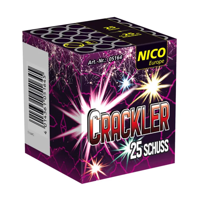 Crackler 25-Schuss-Feuerwerk-Batterie