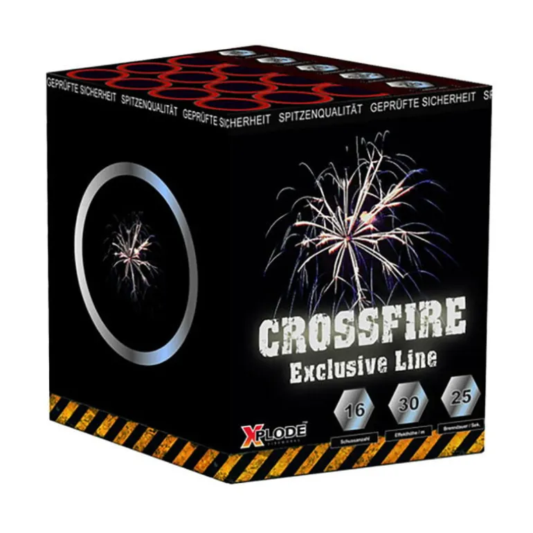 Crossfire Crossette 16-Schuss-Feuerwerk-Batterie