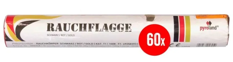 Deutschland Rauchflaggen 60er Bundle