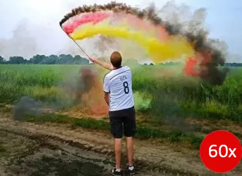 Deutschland Rauchflaggen 60er Bundle