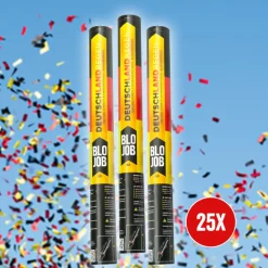 Deutschlandregen 50cm Papierflitter 25er Bundle