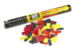 Deutschlandregen 50cm Papierflitter schwarz-rot-gold