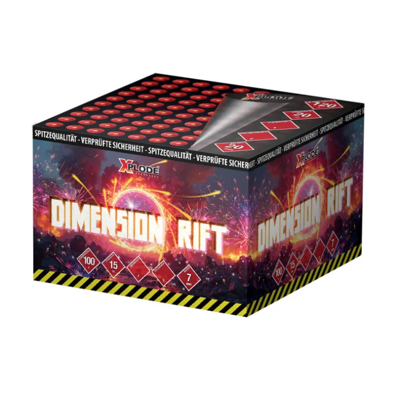 Dimension Rift 100-Schuss-Feuerwerk-Batterie