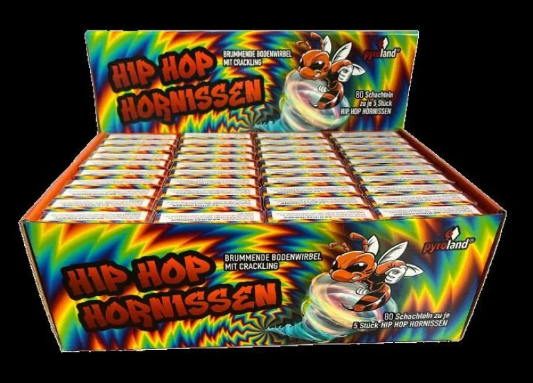 Display Hip Hop Hornissen 80 Schachteln