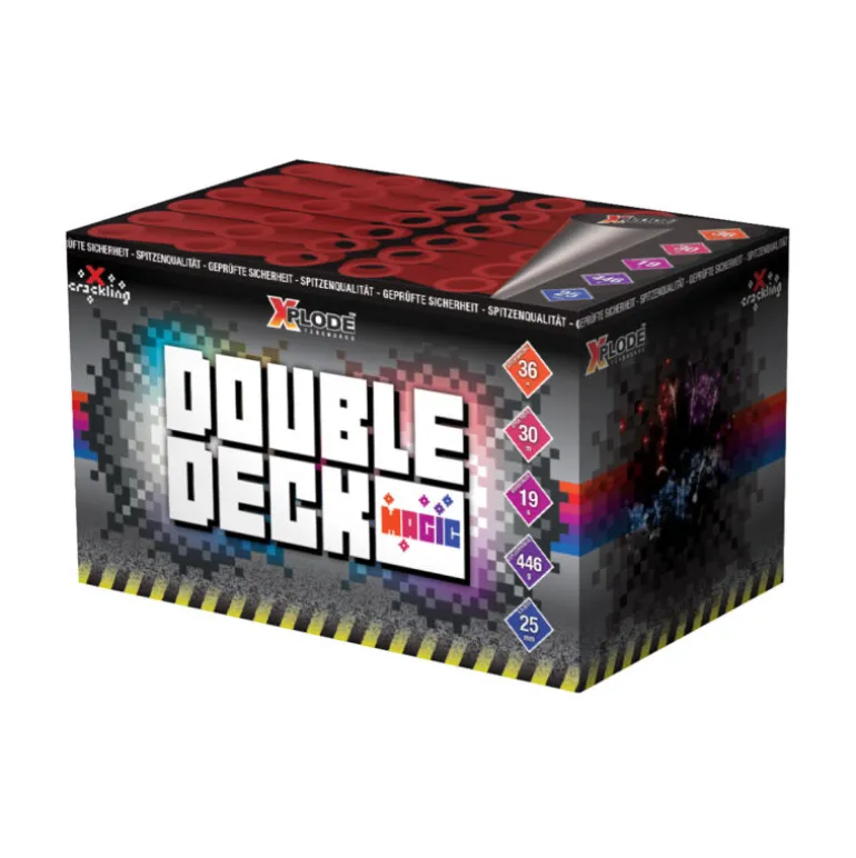 Double Deck Magic 36-Schuss-Feuerwerk-Batterie