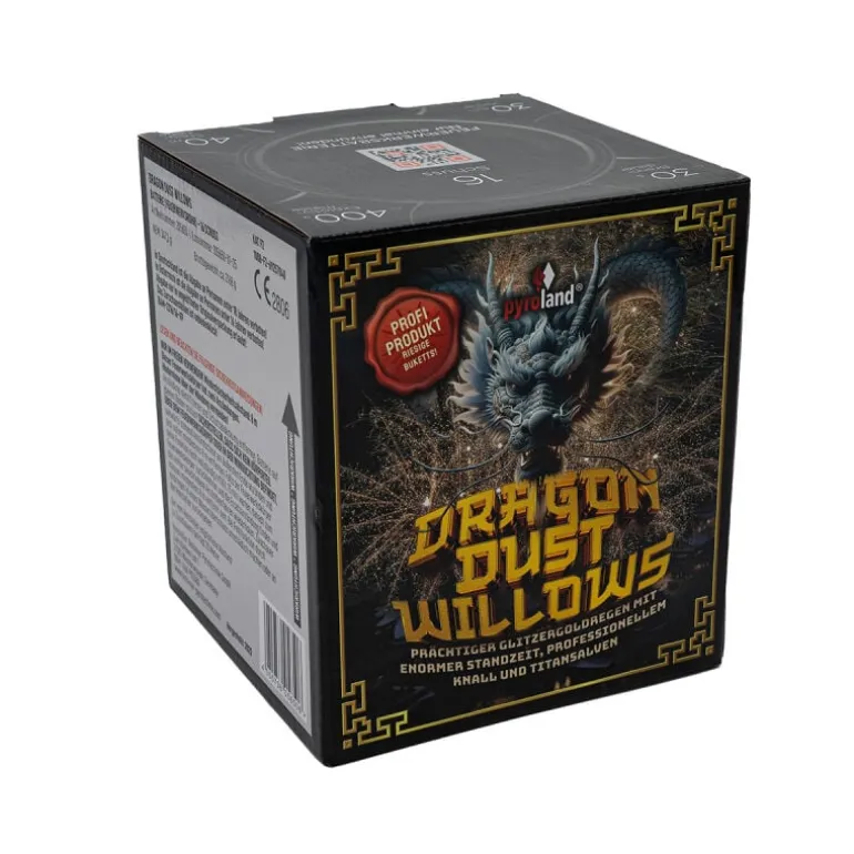 Dragon Dust Willows 16-Schuss-Feuerwerks-Batterie