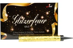 Eisfontäne-Glitzerfeuer Gold, 50s