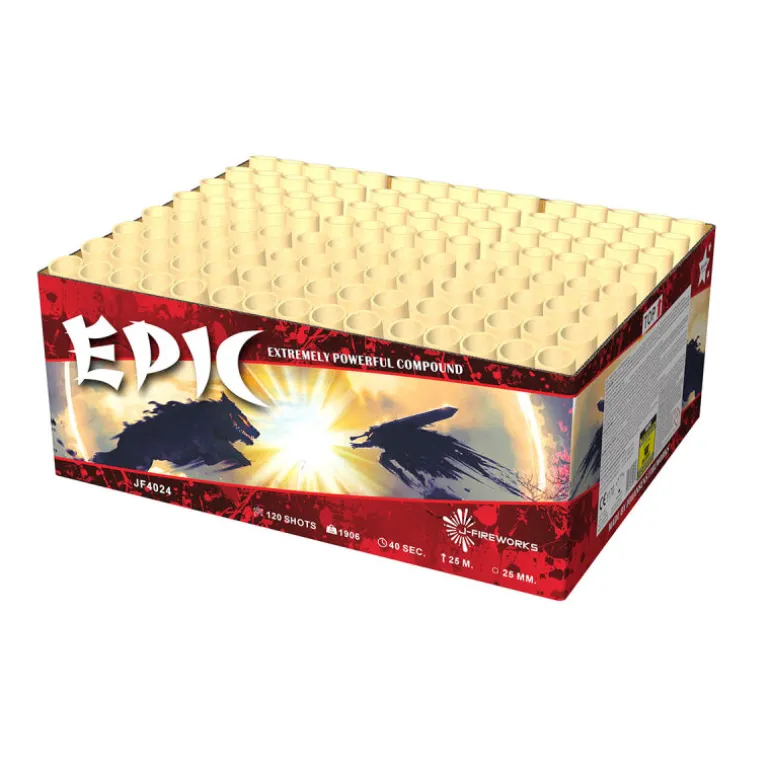 Epic 120-Schuss-Feuerwerkverbund