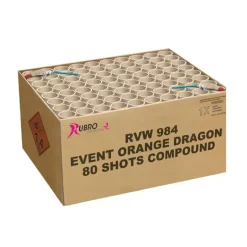 Event Orange Dragon 80-Schuss-Feuerwerkverbund