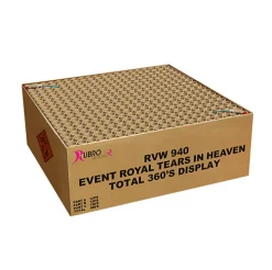 Event Royal Tears in Heaven 360-Schuss-Feuerwerkverbund (Triple Compound)