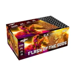 Flash of the Gods 128-Schuss-Feuerwerkverbund
