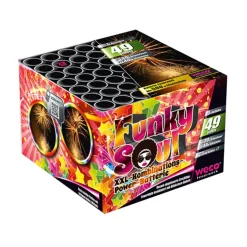 Funky Soul 49-Schuss-Feuerwerk-Batterie