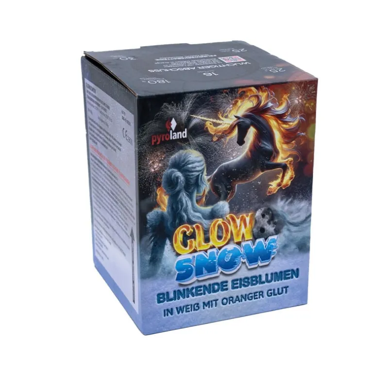 Glow & Snow 16-Schuss-Feuerwerk-Batterie