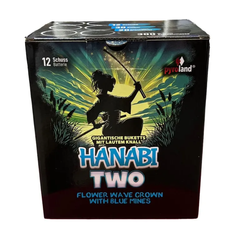Hanabi Two 12-Schuss-Feuerwerkbatterie