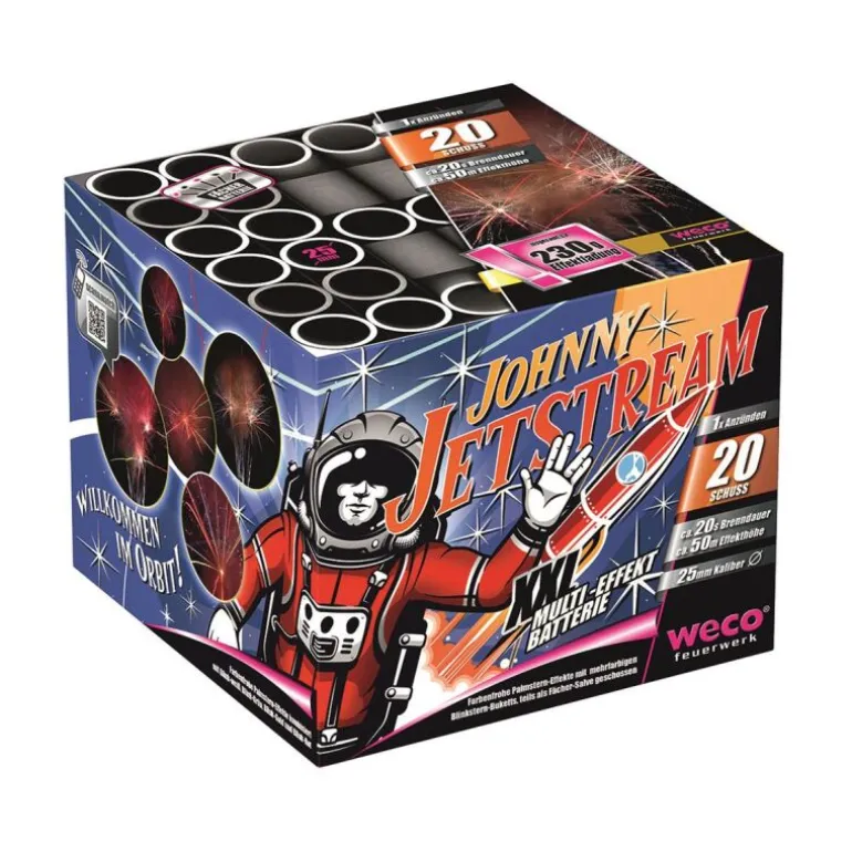 Johnny Jetstream 20-Schuss-Feuerwerk-Batterie