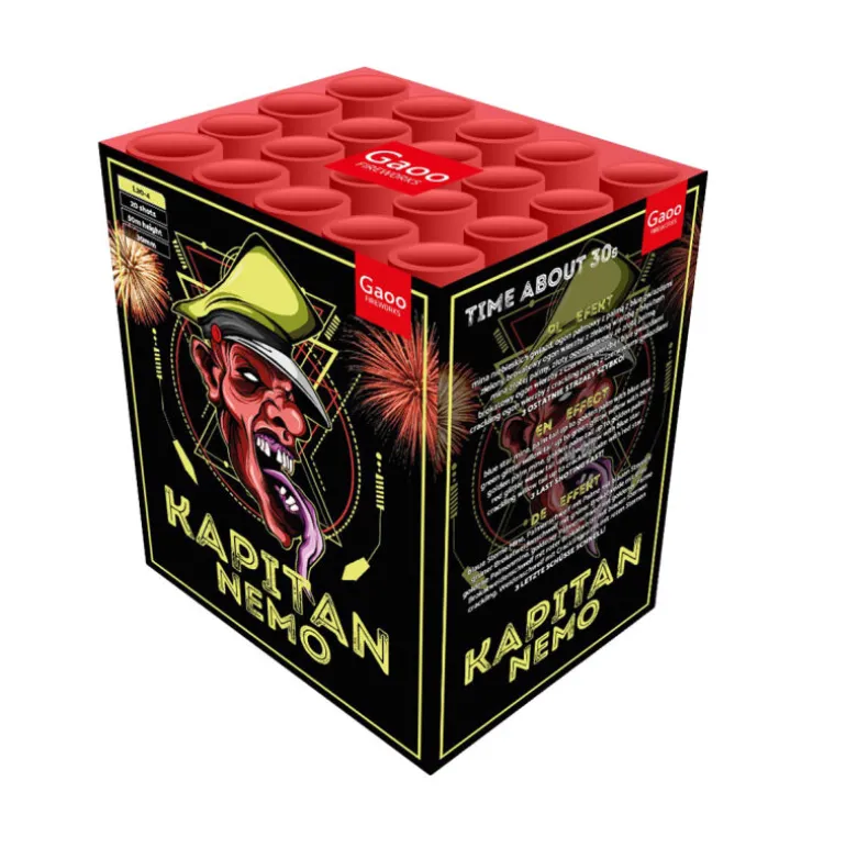 Kapitan Nemo 20-Schuss-Feuerwerk-Batterie
