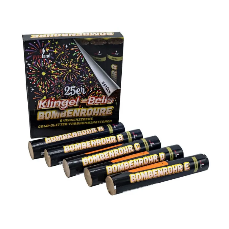 Klingel-Bells Bombenrohre 5 Stück