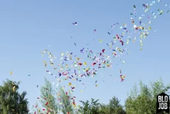 Knallbunt 30cm Papierflitter bunt