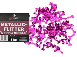 Metallic Flitter - Pimmel Himmel 1kg (Pappschachtel)