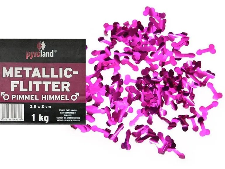 Metallic Flitter - Pimmel Himmel 1kg (Pappschachtel)