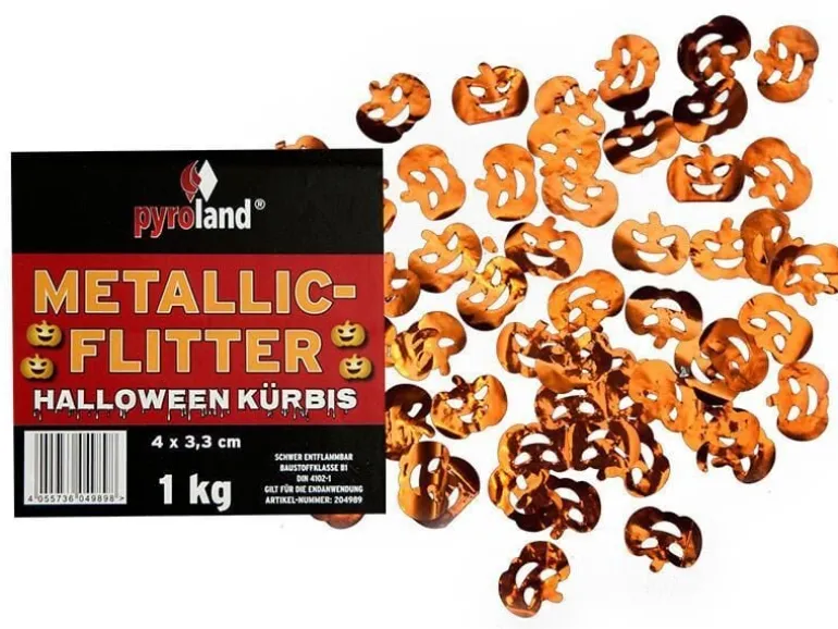 Metallic Flitter - Weihnachtsmänner verschiedene Farben (Pappschachtel) 1kg
