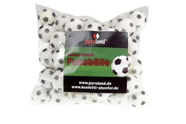 Mini-Schaumstoff-Fußbälle 50 Stück
