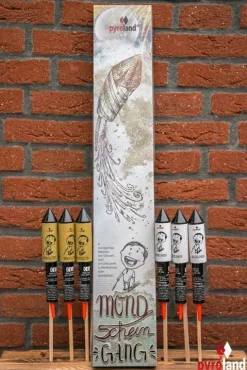 MONDSCHEIN-GANG 6-teiliges Raketen-Sortiment