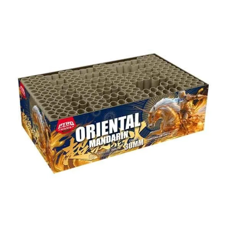 Oriental Mandarin 190-Schuss-Feuerwerkverbund (Double Compound)