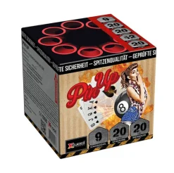 Pin Up 9-Schuss-Feuerwerks-Batterie