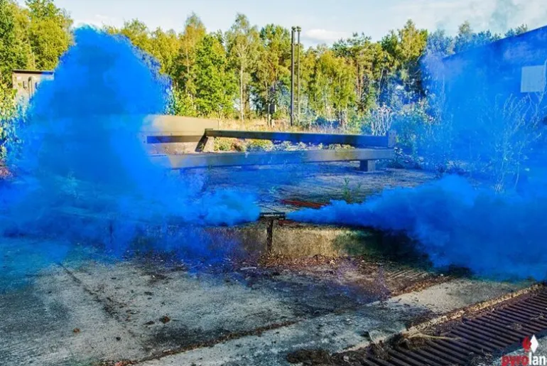 POWERSPLIT 38 mit Reißzünder 20s, Blau