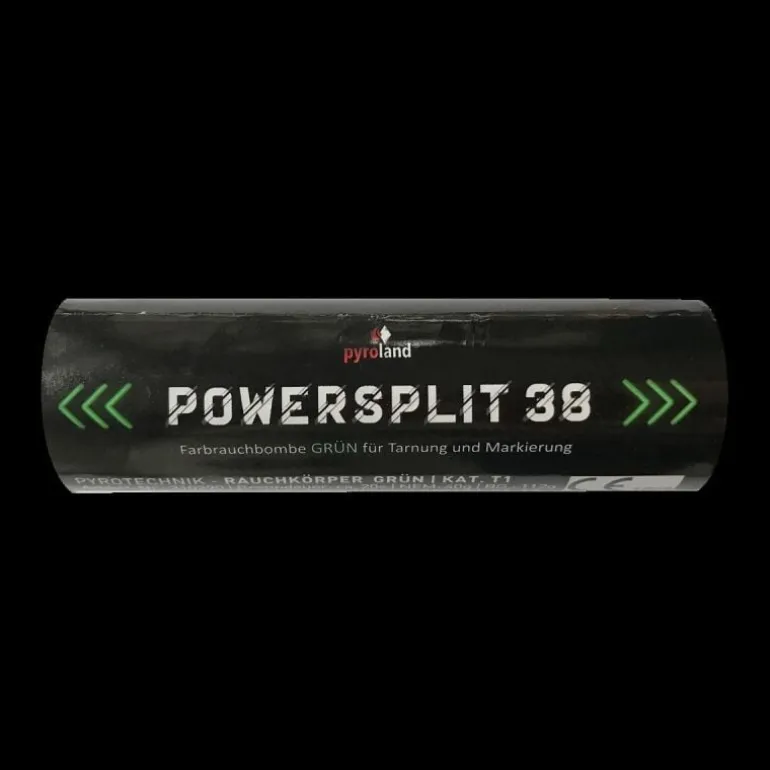 POWERSPLIT 38 mit Reißzünder 20s, Grün
