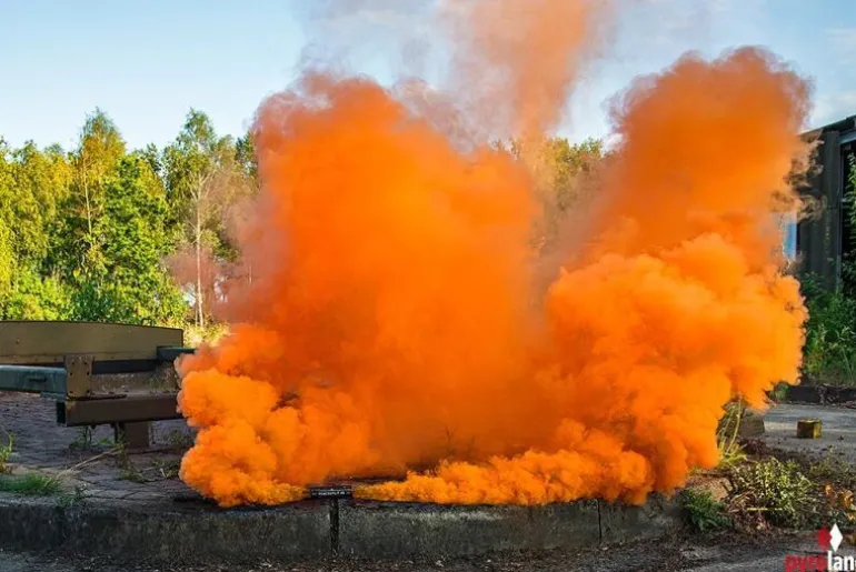 POWERSPLIT 38 mit Reißzünder 20s, Orange
