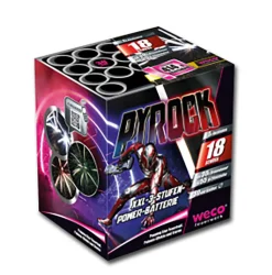 Pyrock 18-Schuss-Feuerwerk-Batterie