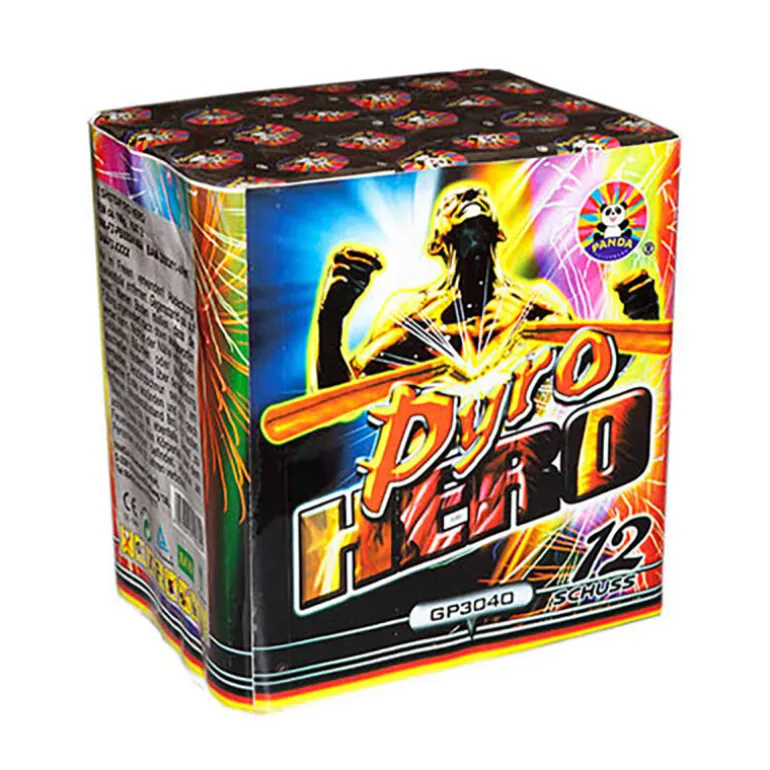 Pyro Hero 12-Schuss-Feuerwerk-Batterie