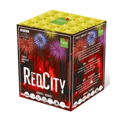 Red City 20-Schuss-Feuerwerksbatterie