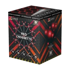 Red Crossette 16-Schuss-Feuerwerkbatterie