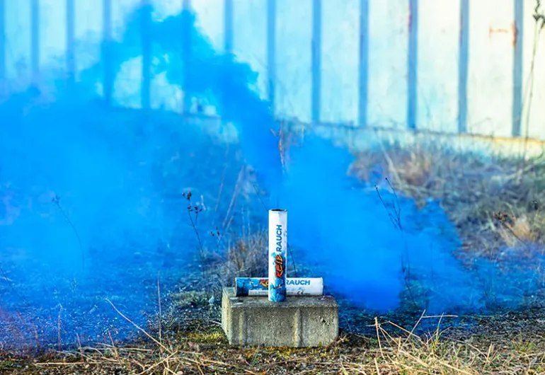 Reib Rauch 60s, Blau