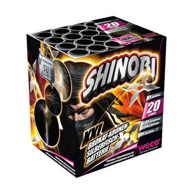 Shinobi 20-Schuss-Feuerwerk-Batterie