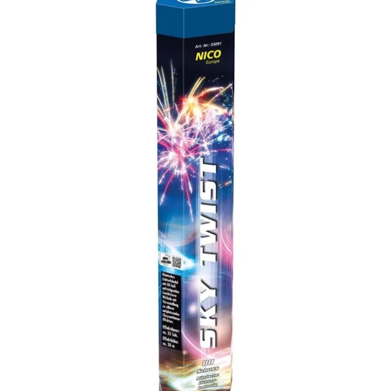 Sky Twist 80-Schuss-Römische-Lichterbatterie