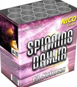 Spinning Dahlia 13-Schuss-Feuerwerk-Batterie