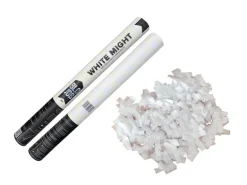 White Might 50cm Papierflitter weiß